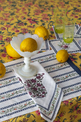 Heaven Motif Desen 4'lü Organik Müslin Servis Peçete Seti - uniqlooms.com